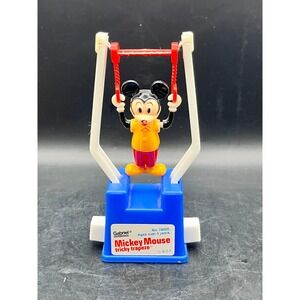 Vintage Gabriel Mickey Mouse Tricky Trapeze Toy‎ 74900 1977 Push Button Acrobat